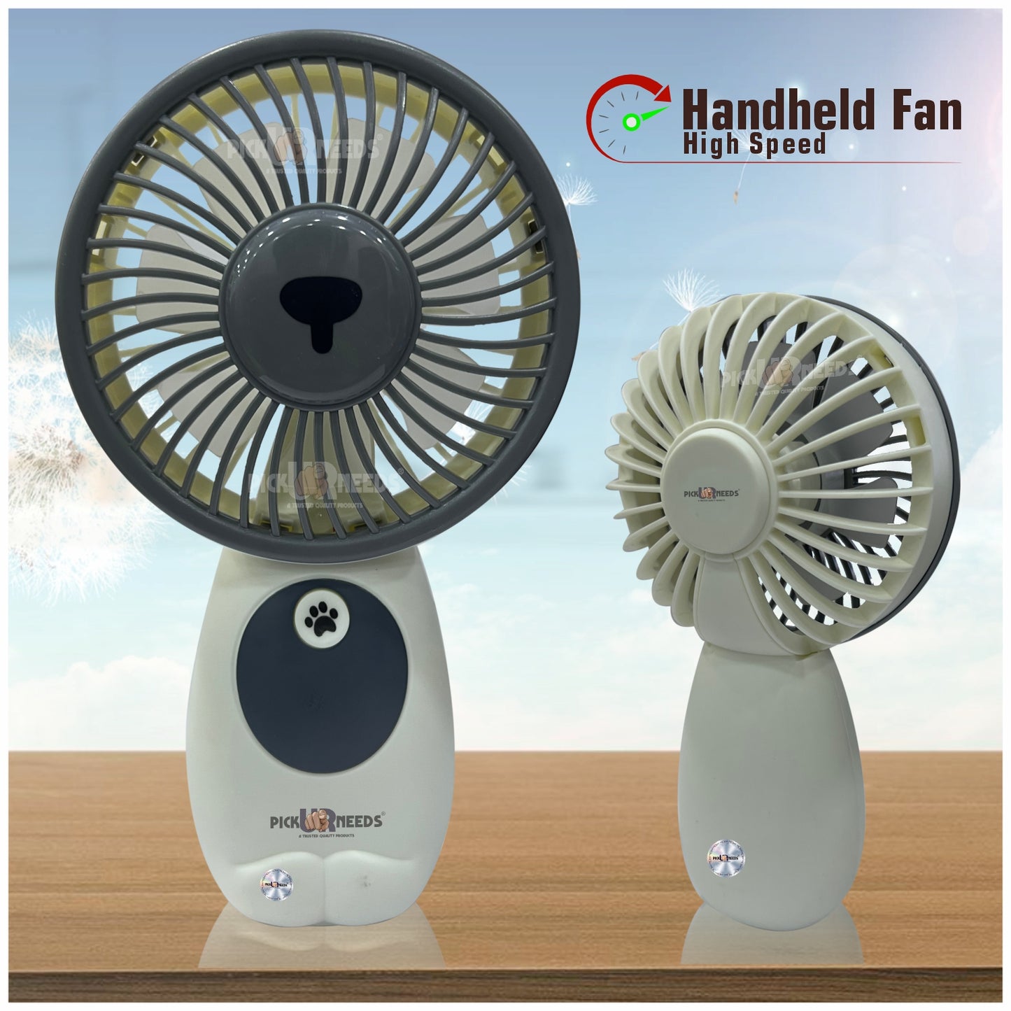 Pick Ur Needs Mini Pocket Rechargeable Fan With USB Charge Support Rechargeable Battery Mini Portable Fan For Outdoor Usage Fan