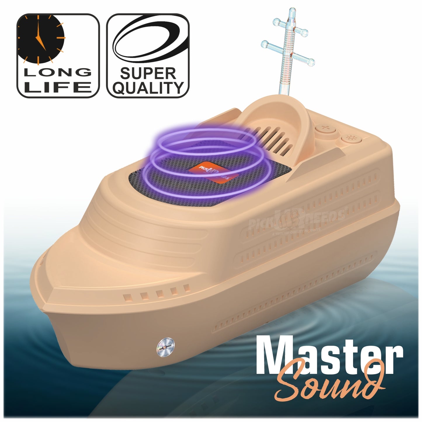Pick Ur Needs 10W Portable Wireless Speaker 6H Playtime, 1200mAh Battery, USB Port, Parties 10 W Bluetooth Speaker (Green, 5.0 Channel)