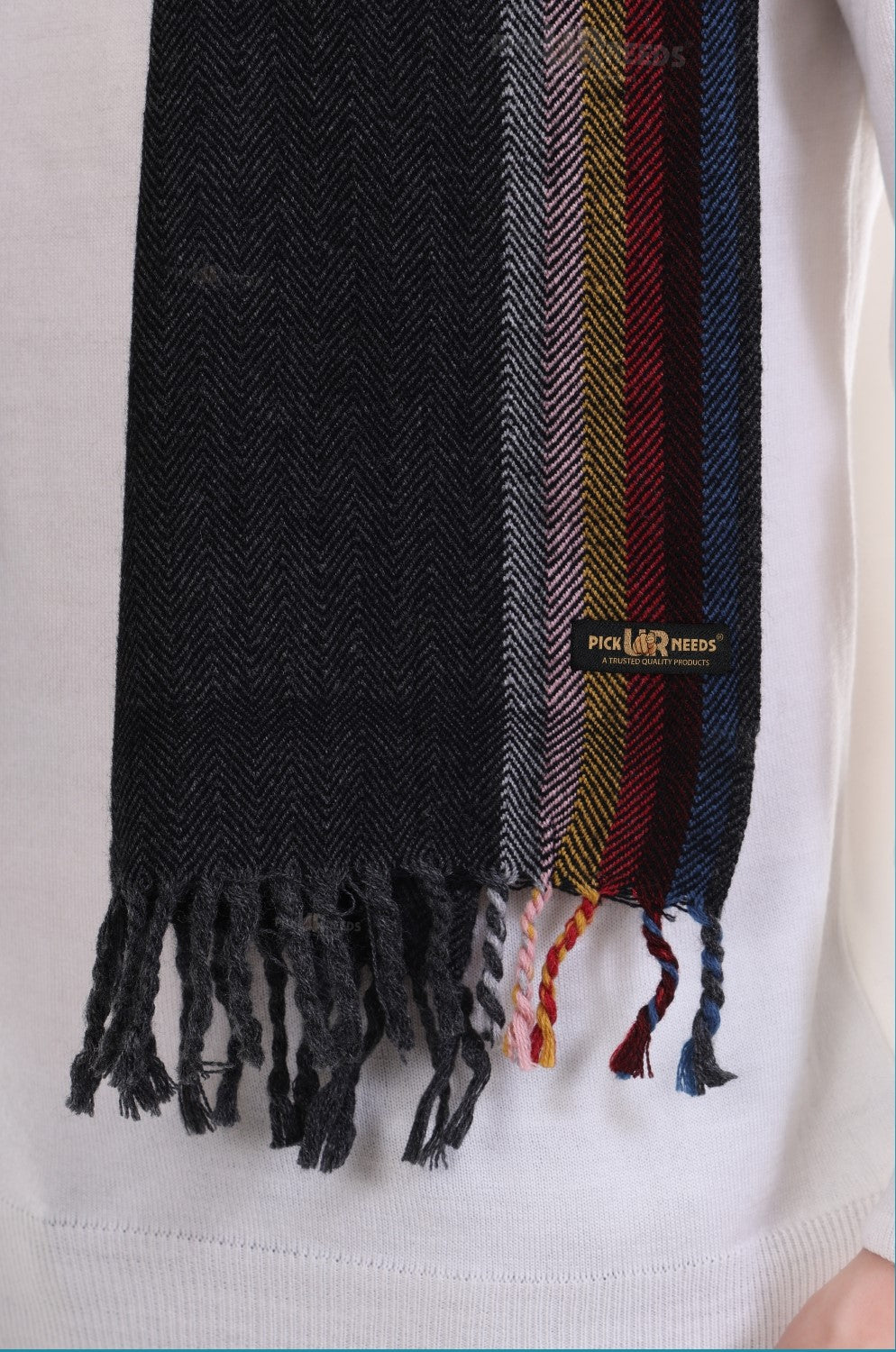 Pick Ur Needs Stylish Men’s Muffler – Warm, Soft & Trendy Winter Accessory