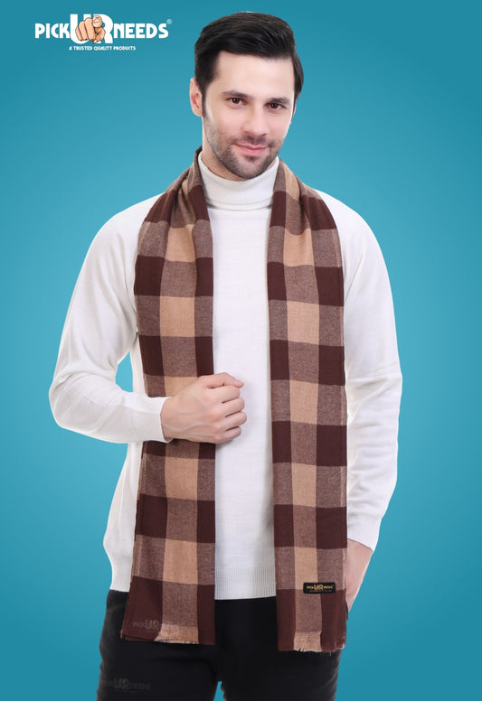 Pick Ur Needs Stylish Men’s Muffler – Warm, Soft & Trendy Winter Accessory
