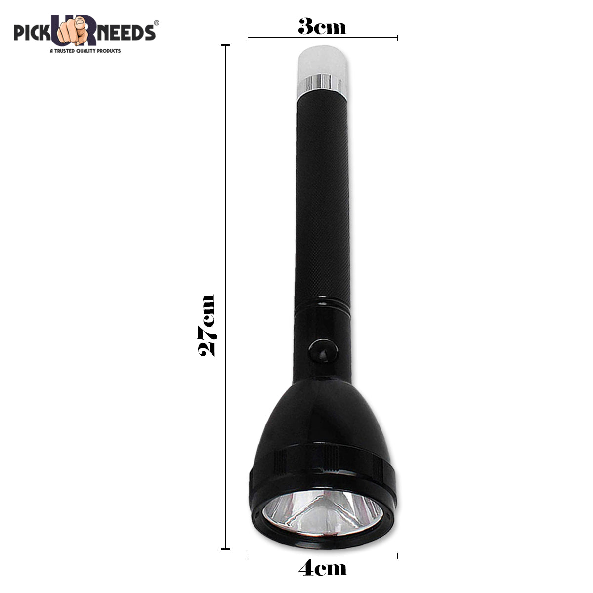 Pick Ur Needs Rechargeable 2 in 1 Long Range 50 Watt Led Torch with Long Emergency Tube Light with Duel Battery