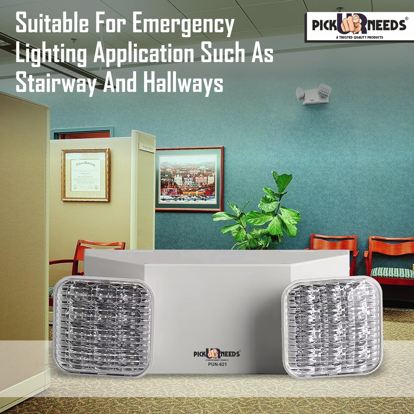 Pick Ur Needs LED Light Adjustable Lamp For Residential Commercial Usage 2400mAH 3 hrs Flood Lamp Emergency Light (White)