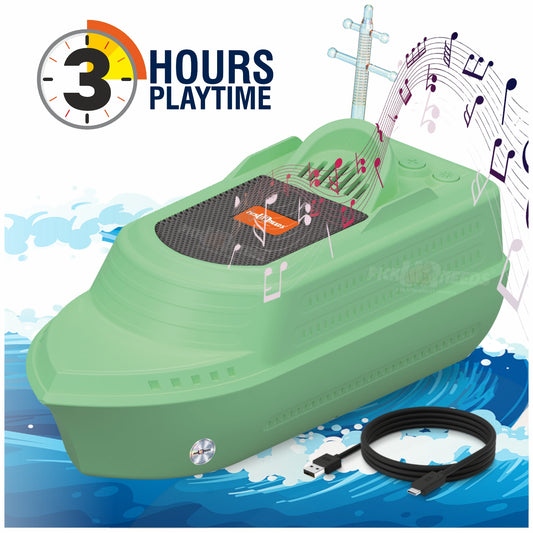 Pick Ur Needs 10W Portable Wireless Speaker 6H Playtime, 1200mAh Battery, USB Port, Parties 10 W Bluetooth Speaker  (Green, 5.0 Channel)