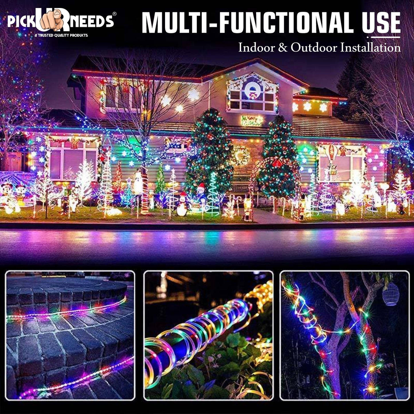 Pick Ur Needs decorative light fixture known for its elegant design and ambient glow. Often used in homes and events, it adds a warm, inviting atmosphere with a touch of traditional or contemporary charm.