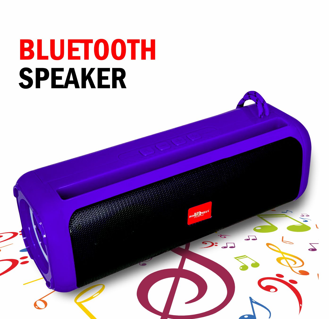 Pick Ur Needs Rechargable Portable Wireless 10W Bluetooth Speaker with 2 Soundbar &USB Support 10 W Bluetooth Soundbar (Black, 5.2.4 Channel)