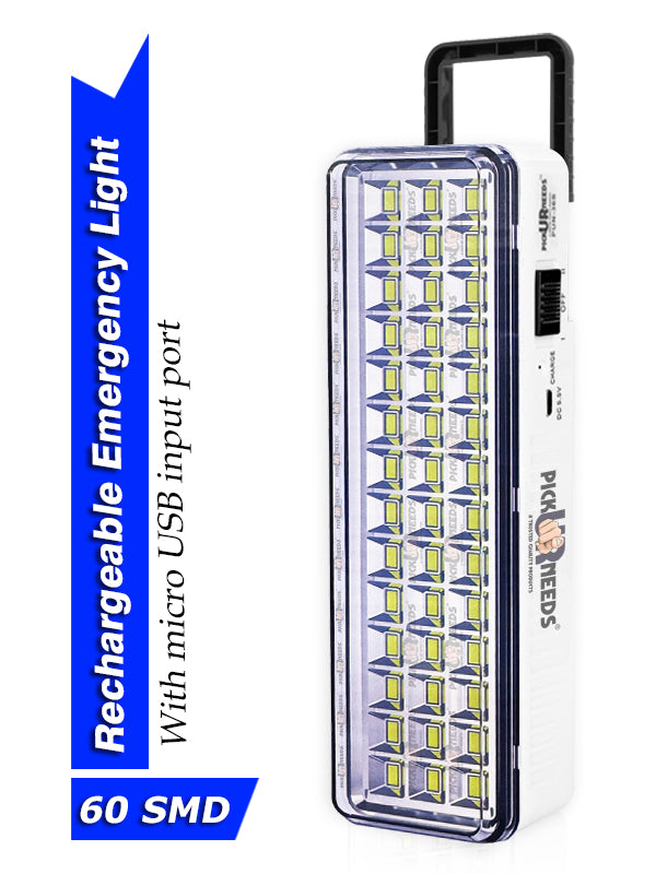 Pick Ur Needs Solar 42 SMD LED Rechargeable Floor Lantern Lamp Emergency Light Pack of 2 Torch (White, 23 cm, Rechargeable)