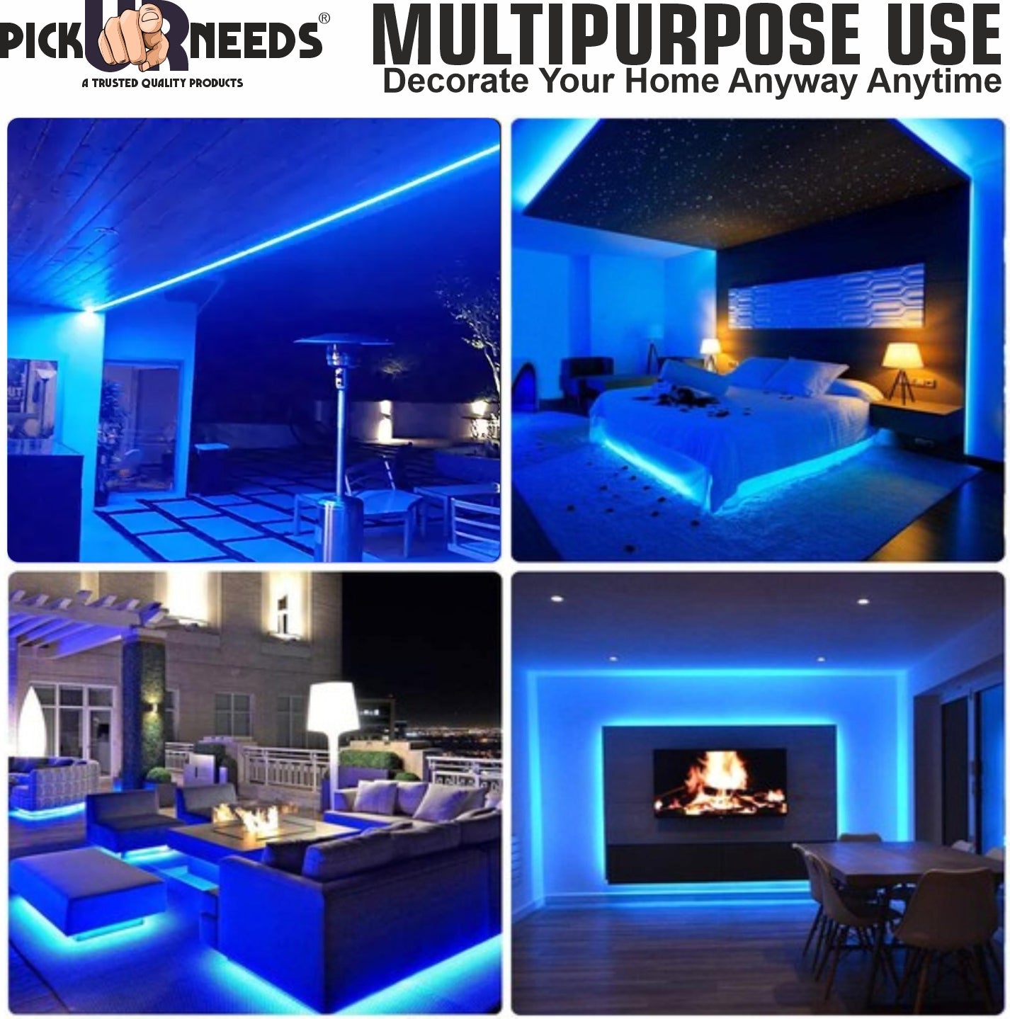 Pick Ur Needs 5M Rope 240 LED Light / Strip Ceiling Green Color Functional / Festival Light Light Strip
