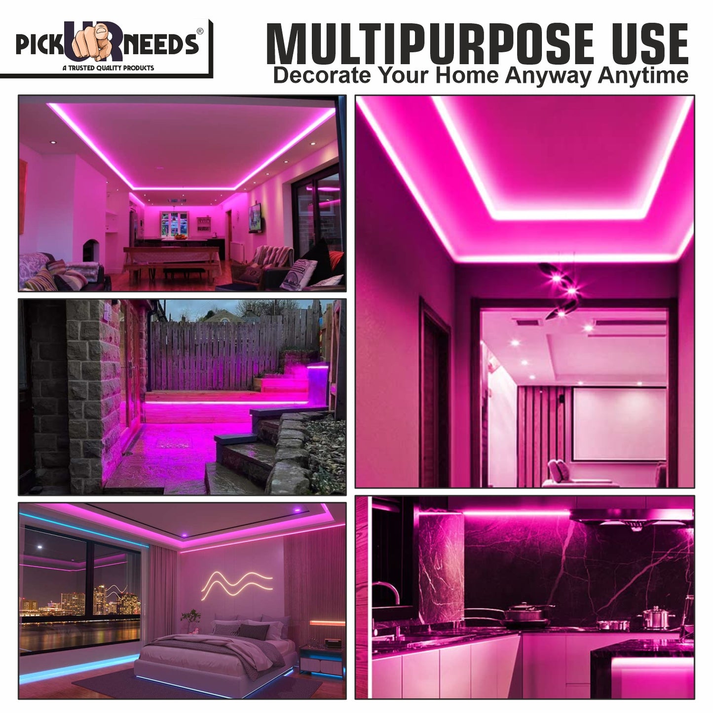 Pick Ur Needs 5M Rope 240 LED Light / Strip Ceiling Green Color Functional / Festival Light Light Strip