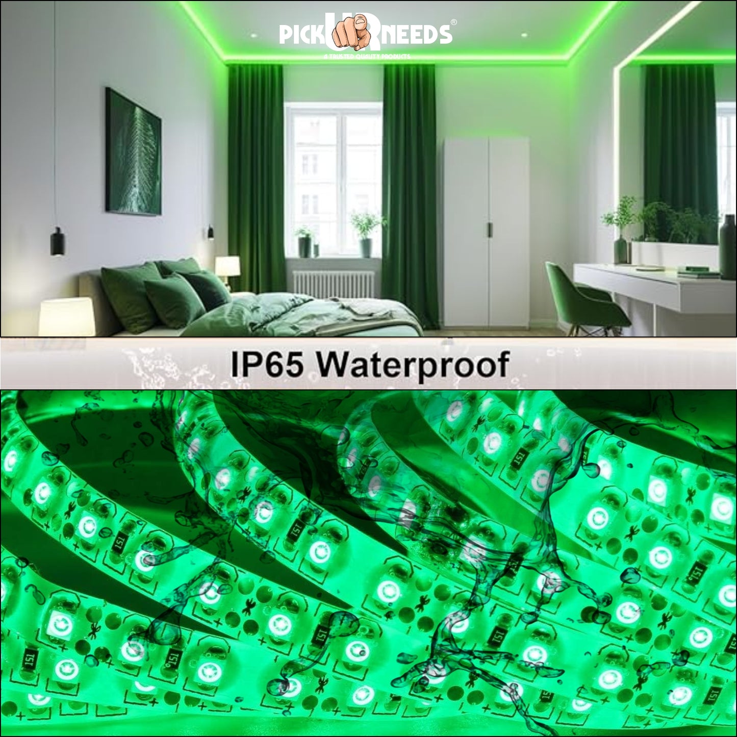 Pick Ur Needs 5M Rope 240 LED Light / Strip Ceiling Green Color Functional / Festival Light Light Strip