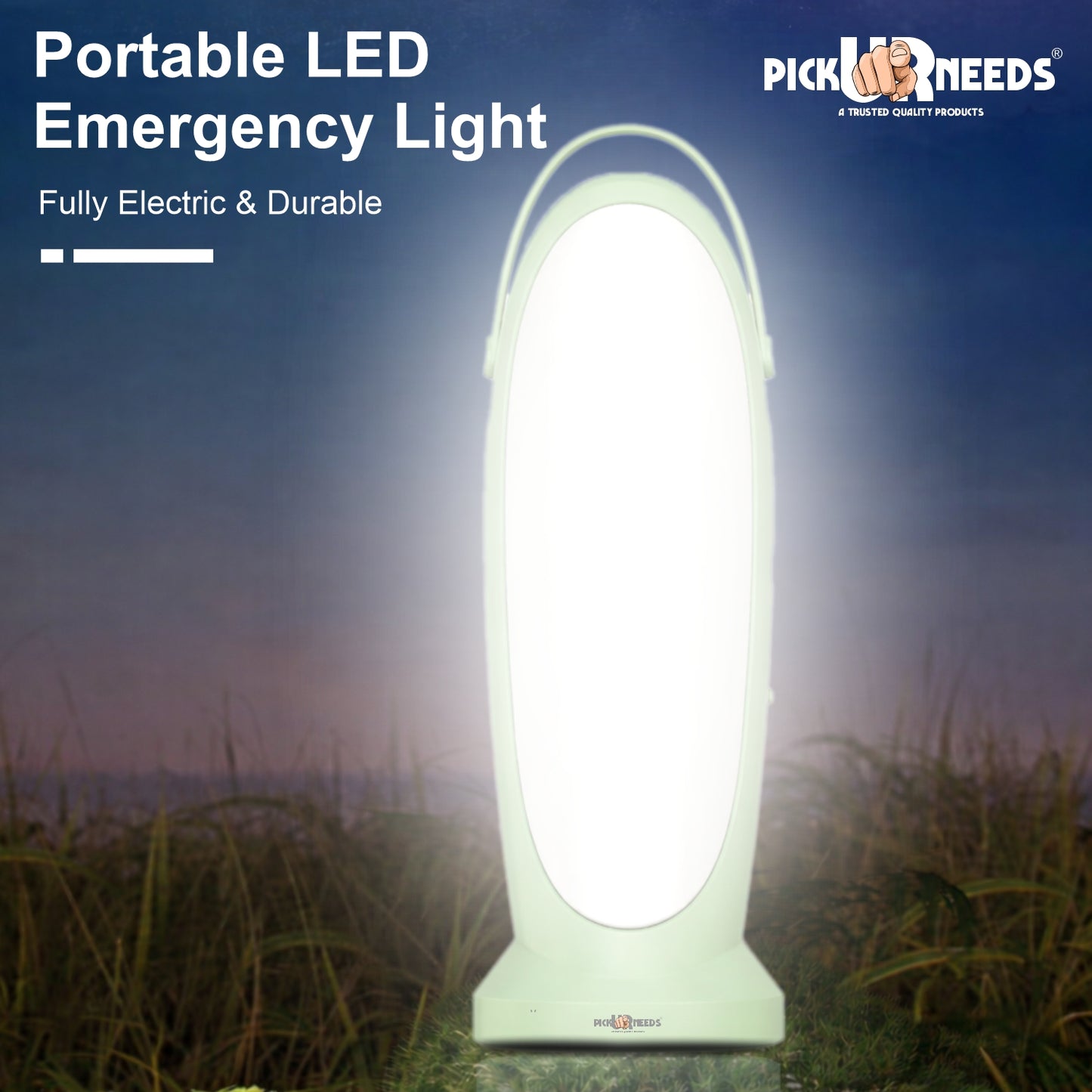Pick Ur Needs Pick Ur Needs Rechargeable Long Range Emergency Lamp Light 1800 mAh 50w 5 hrs Torch Emergency LightLong Range Emergency Lamp Light 1800 mAh 50w 5 hrs Torch Emergency Light