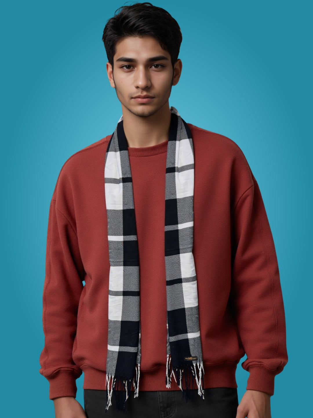 Pick Ur Needs Stylish Men’s Muffler – Warm, Soft & Trendy Winter Accessory