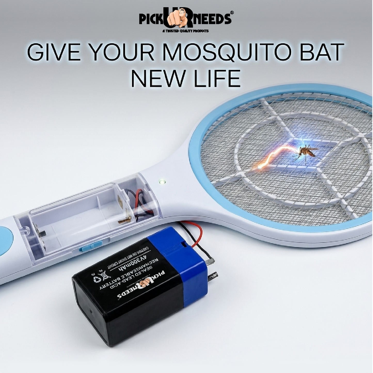 Pick Ur Needs Compact 4V 300mAh Sealed Lead Acid Battery for Long-Lasting Backup Power (2, 300, Milliamp Hours)