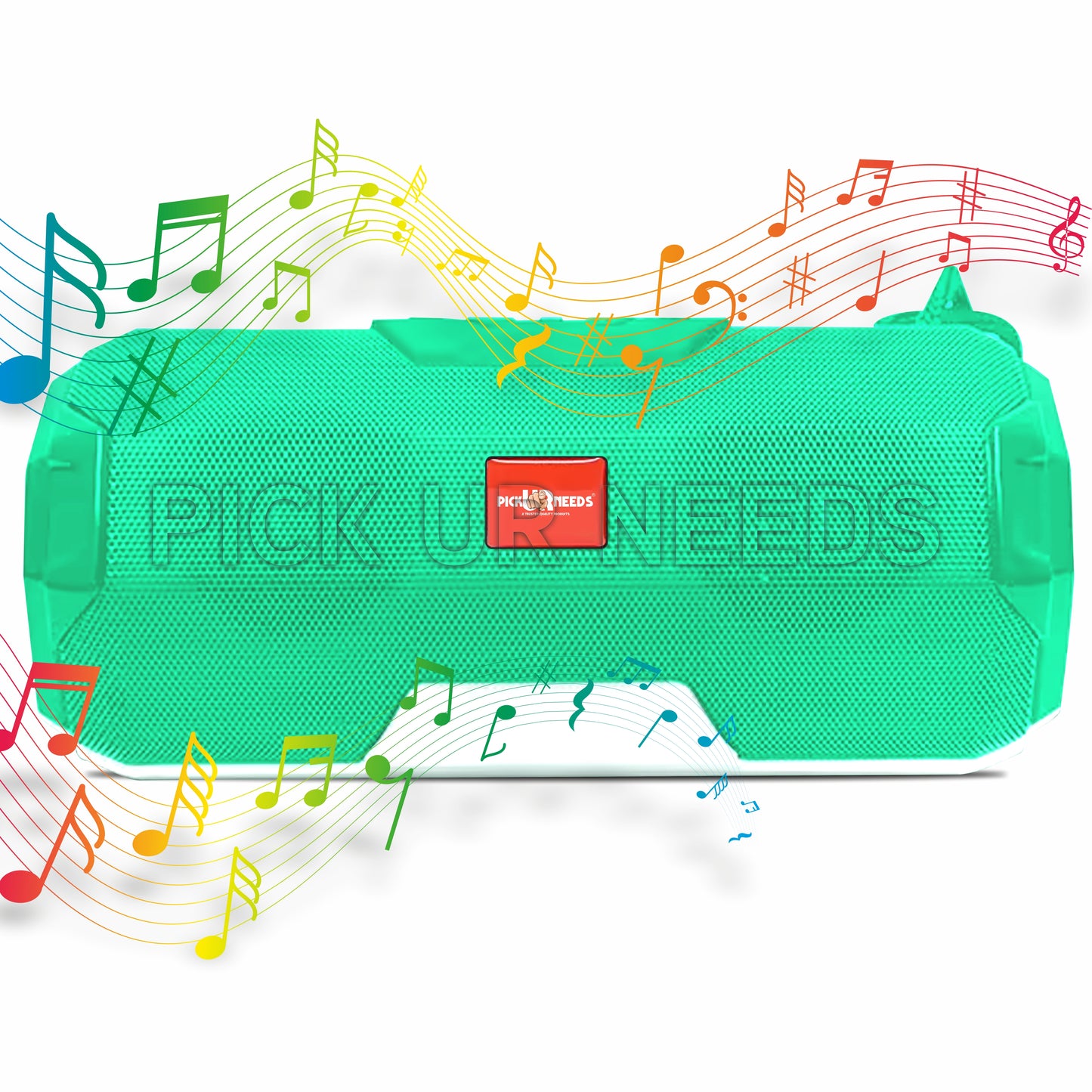 Pick Ur Needs Rechargeable Mini Portable Wireless Bluetooth Super Bass Speaker With HD Audio 10 W Bluetooth Speaker (Green, Stereo Channel)
