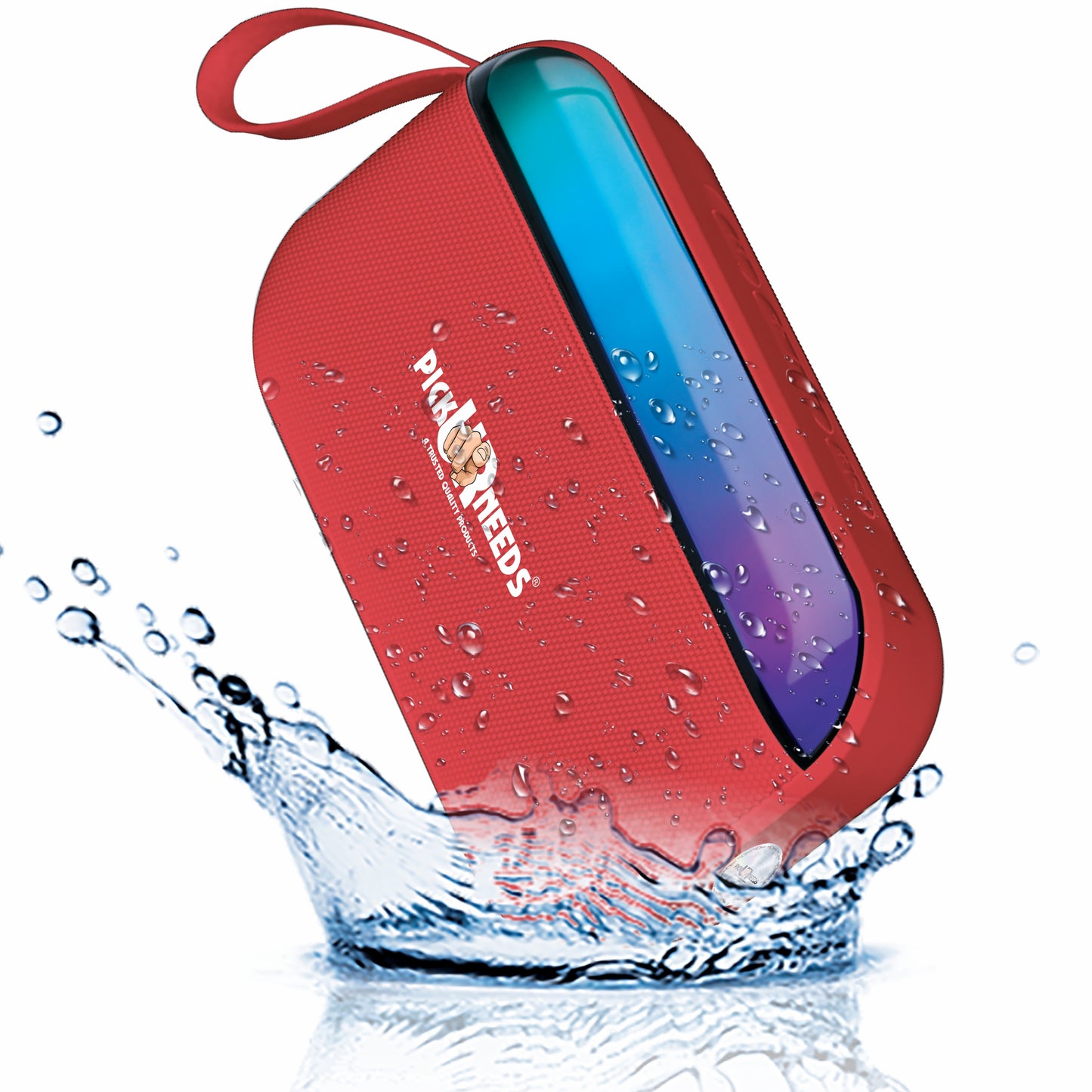 Pick Ur Needs Portable Wireless Speaker With RGB Light TF Card/USB Device Hands Free Calling 5 W Bluetooth Speaker