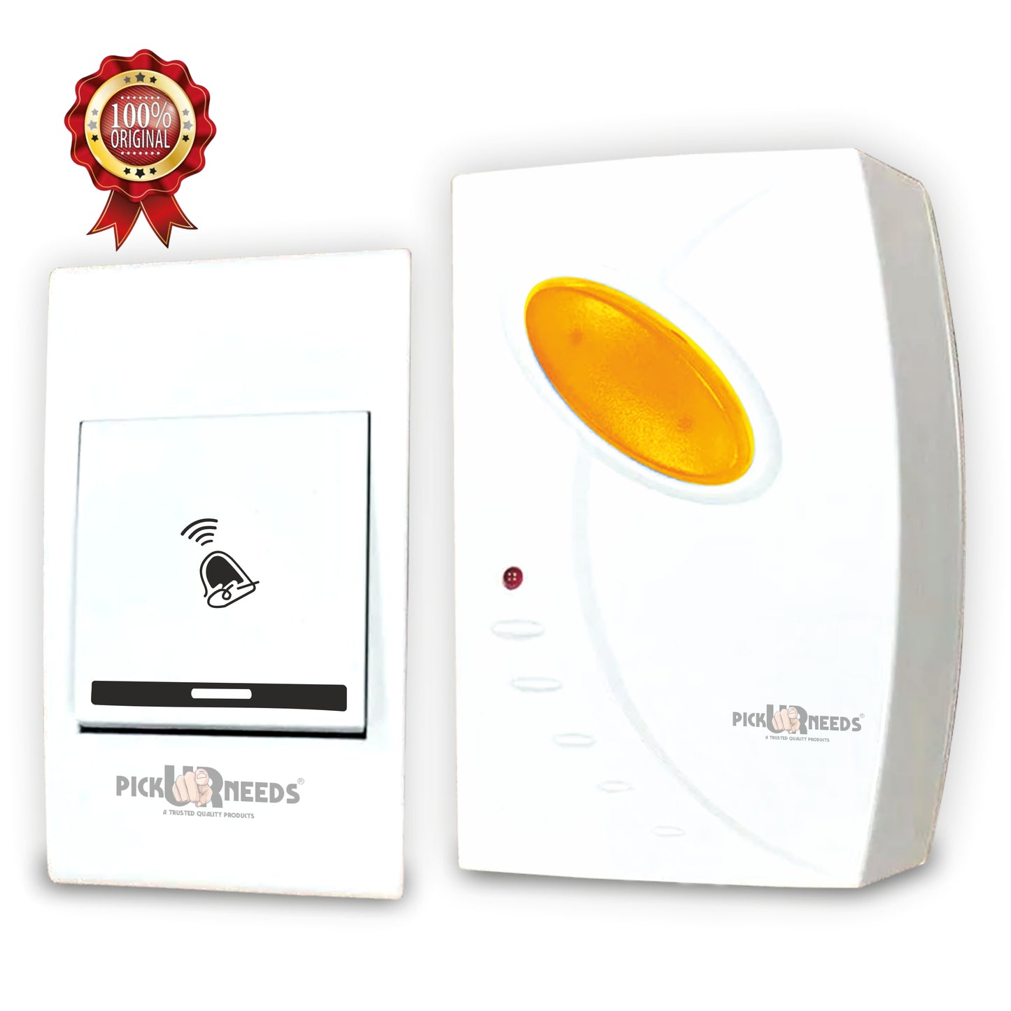 Pick Ur Needs Wireless Long Range Doorbell Easy Adjustable Ringtones with Remote Door Wind Chimes for Multi Use