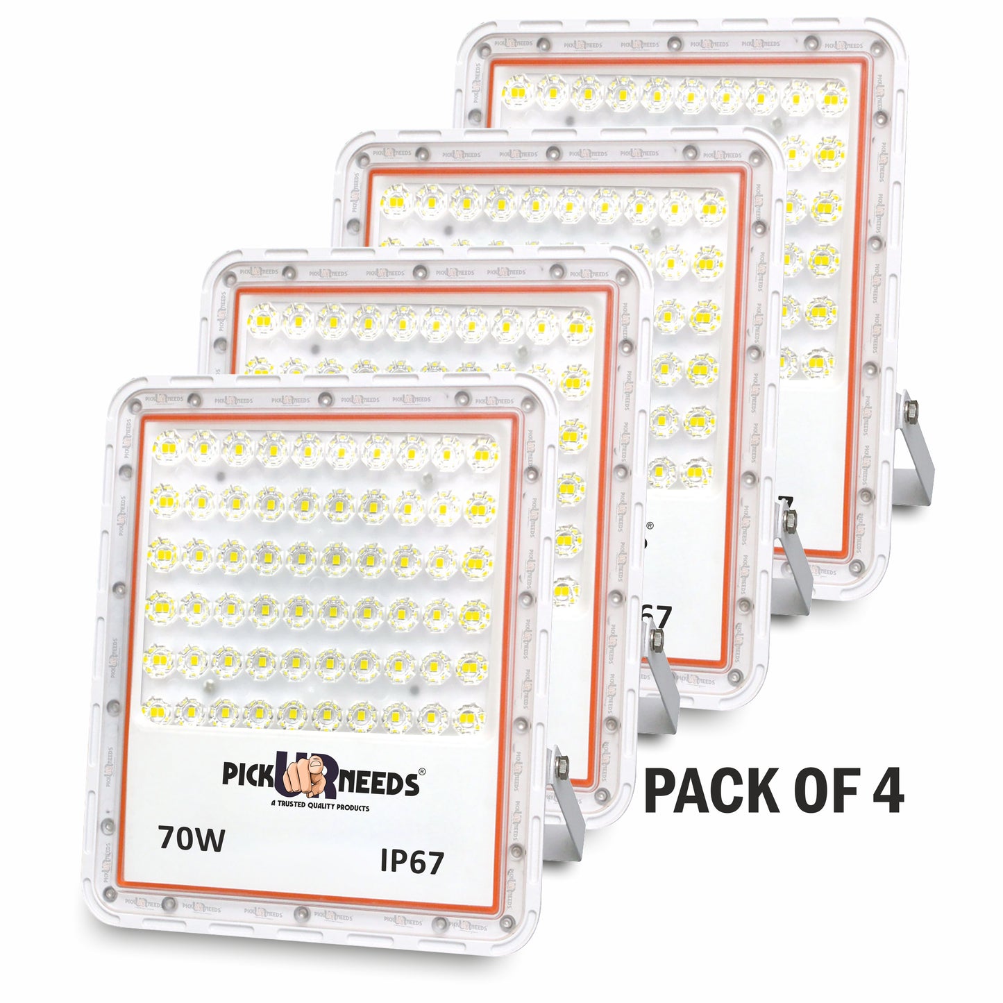 Pick Ur Needs Bright LED 70W Lens Flood Emergency Lamp Light Outdoor With Extension Bracket Flood Light Outdoor Lamp