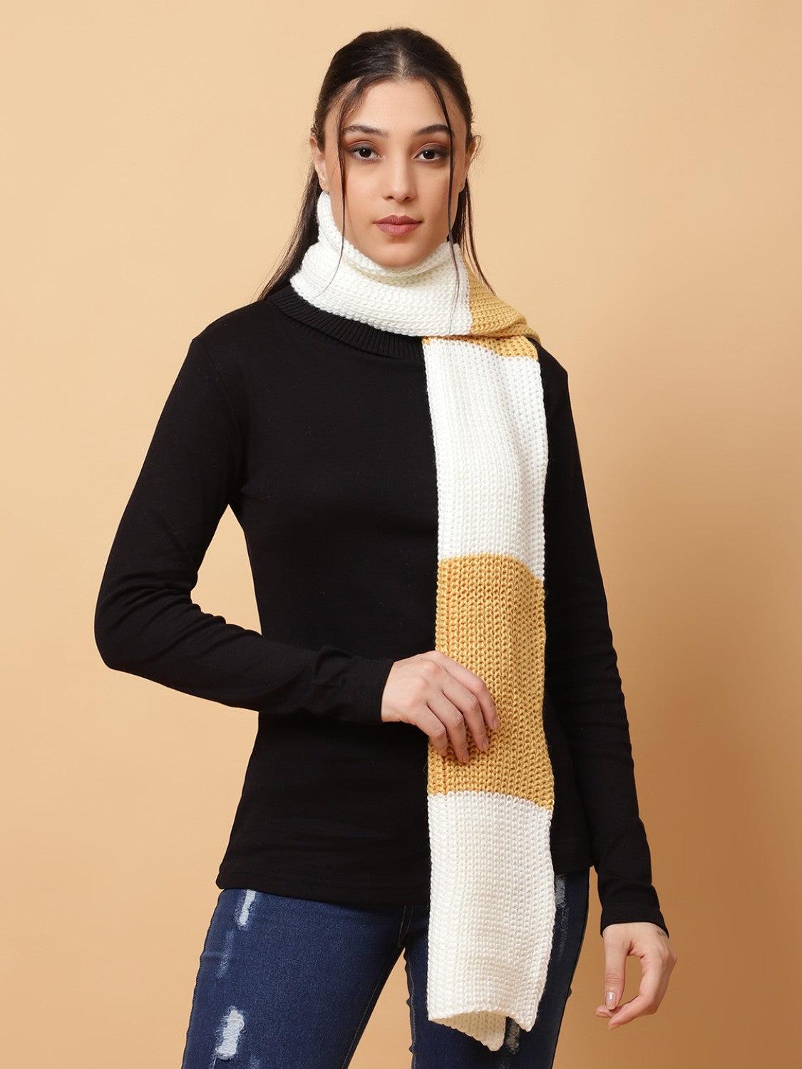 Pick Ur Needs Pure Cashmere Women’s Winter Stylish Muffler Warm, Soft and Trendy Scarves for Cold Weather