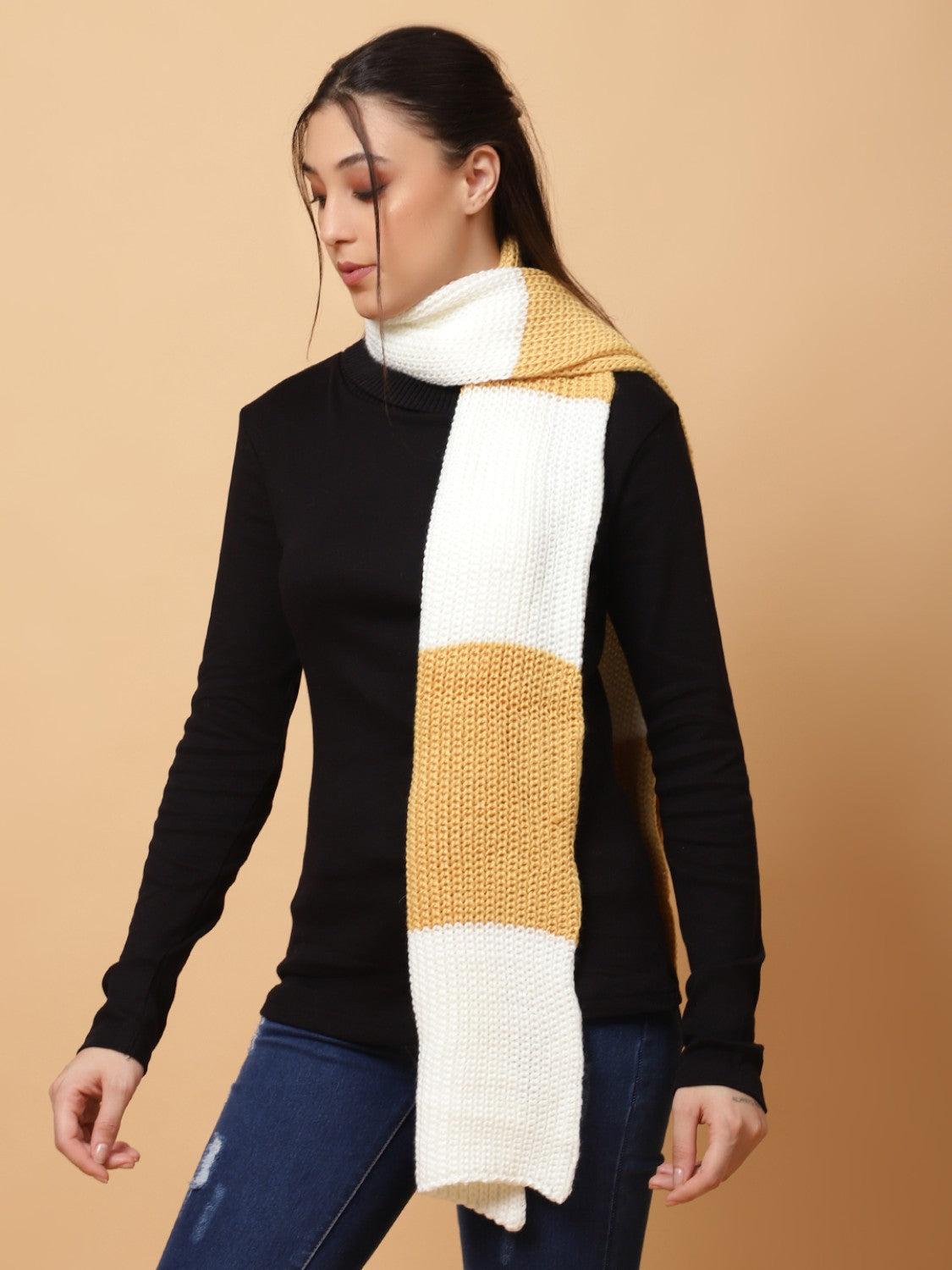 Pick Ur Needs Pure Cashmere Women’s Winter Stylish Muffler Warm, Soft and Trendy Scarves for Cold Weather