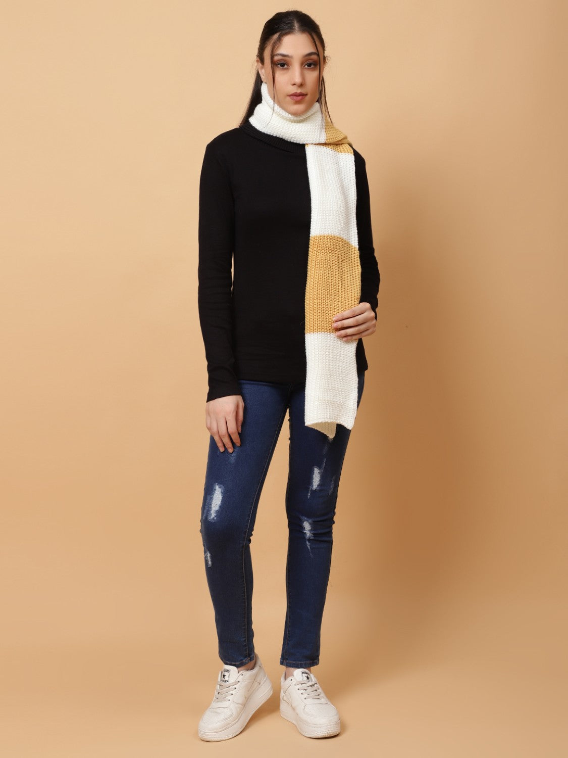 Pick Ur Needs Pure Cashmere Women’s Winter Stylish Muffler Warm, Soft and Trendy Scarves for Cold Weather