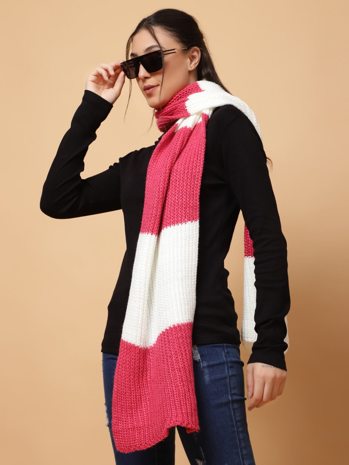 Pick Ur Needs Pure Cashmere Women’s Winter Stylish Muffler Warm, Soft and Trendy Scarves for Cold Weather