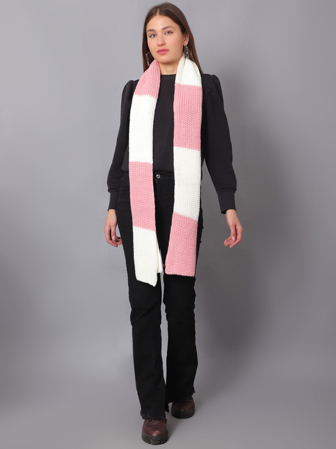 Pick Ur Needs Pure Cashmere Women’s Winter Stylish Muffler Warm, Soft and Trendy Scarves for Cold Weather