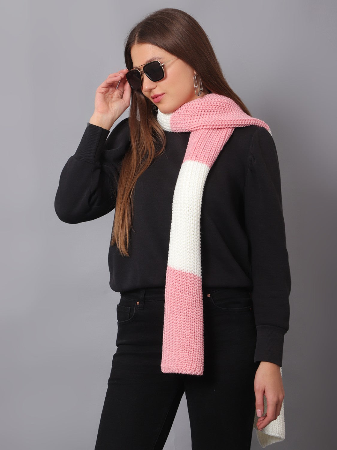 Pick Ur Needs Pure Cashmere Women’s Winter Stylish Muffler Warm, Soft and Trendy Scarves for Cold Weather