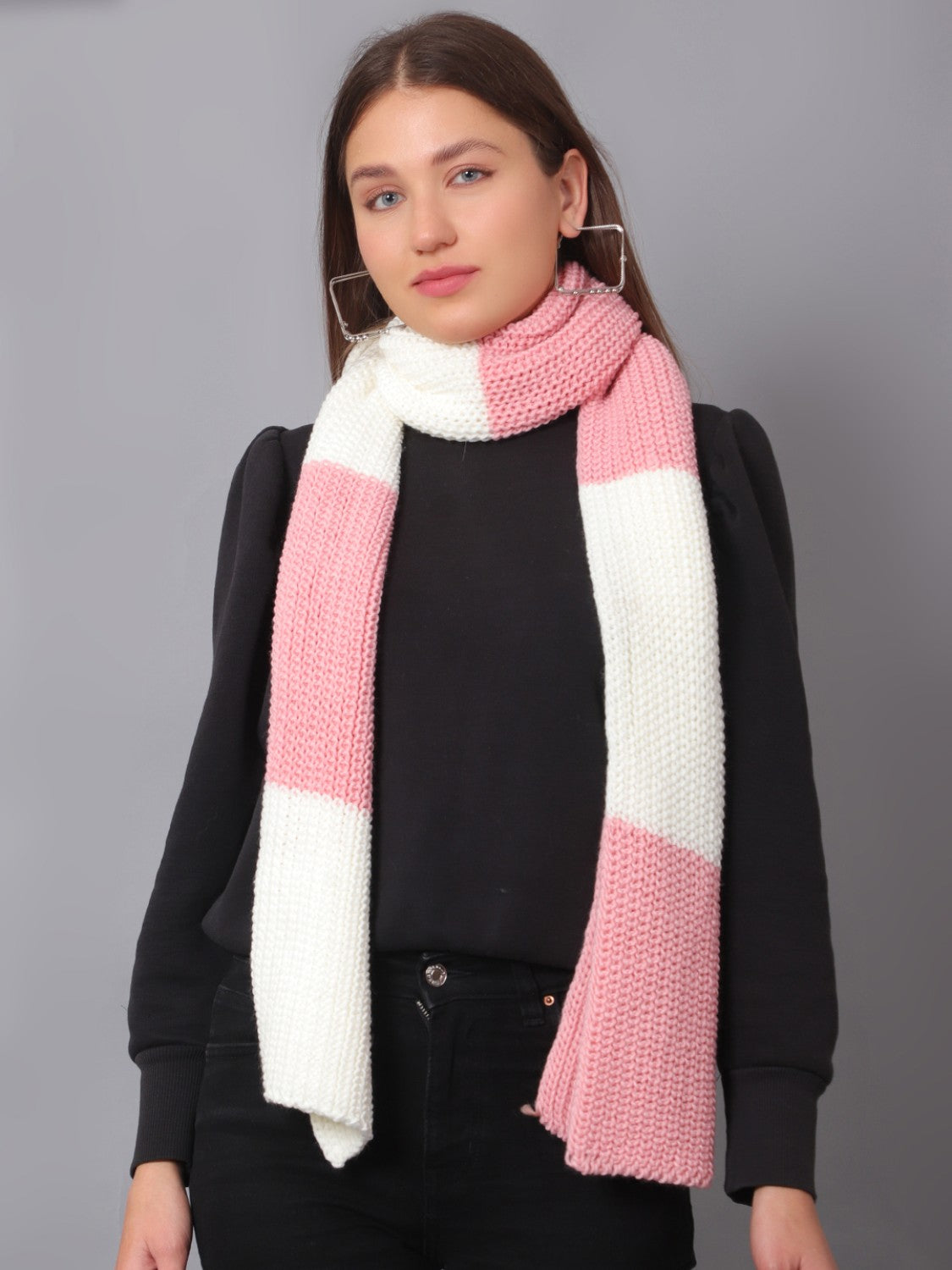 Pick Ur Needs Pure Cashmere Women’s Winter Stylish Muffler Warm, Soft and Trendy Scarves for Cold Weather