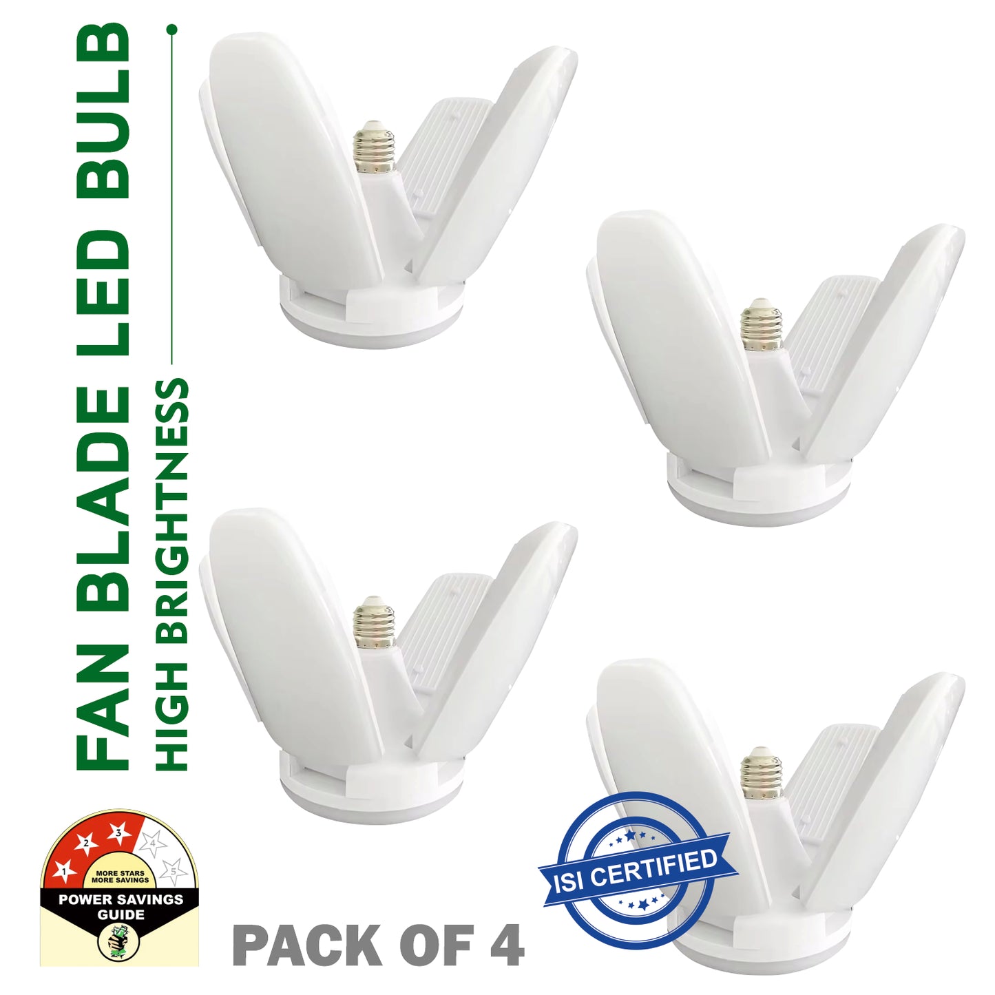Pick Ur Needs 1 LEDs 9.5 m White Steady Bulb Rice Lights (Pack of 4)