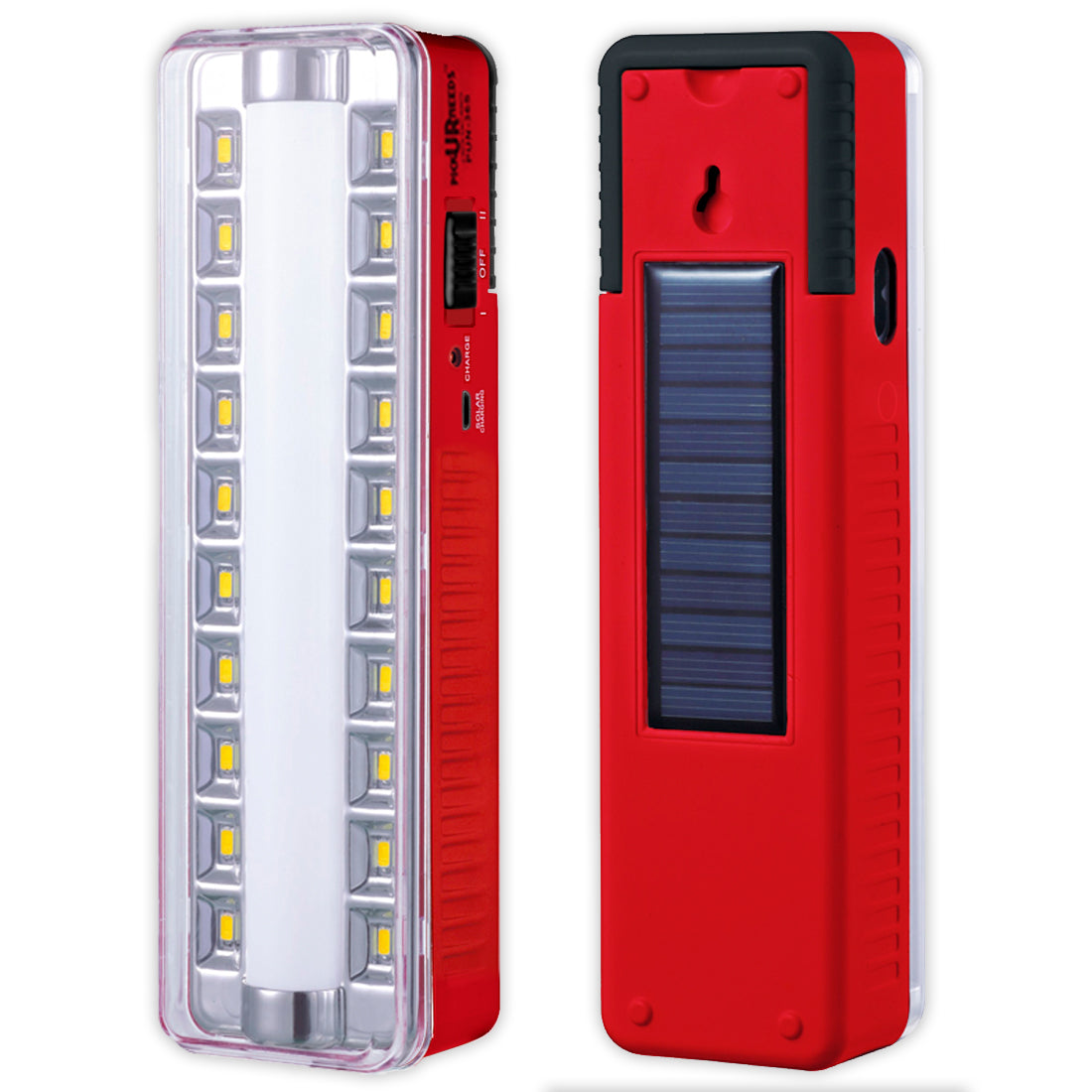 Pick Ur Needs Rechargeable 20 SMD+ Tube with in Built Solar Home Emergency LED Lantern Floor Lamp Light