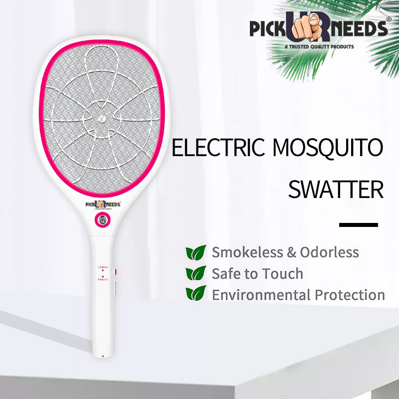 Pick Ur Needs High Quality Mosquito Racket/Bat with Torch with Wire Charging Electric Insect Killer Indoor, Outdoor