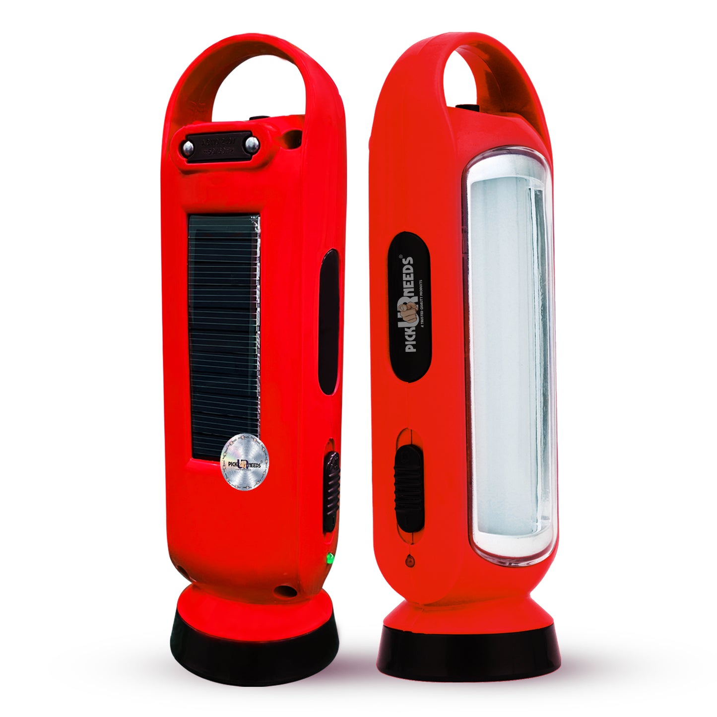 Pick Ur Needs 3 in 1 LED Solar Rechargeable Emergency Lantern Lamp Torch Light 4 hrs Torch Light
