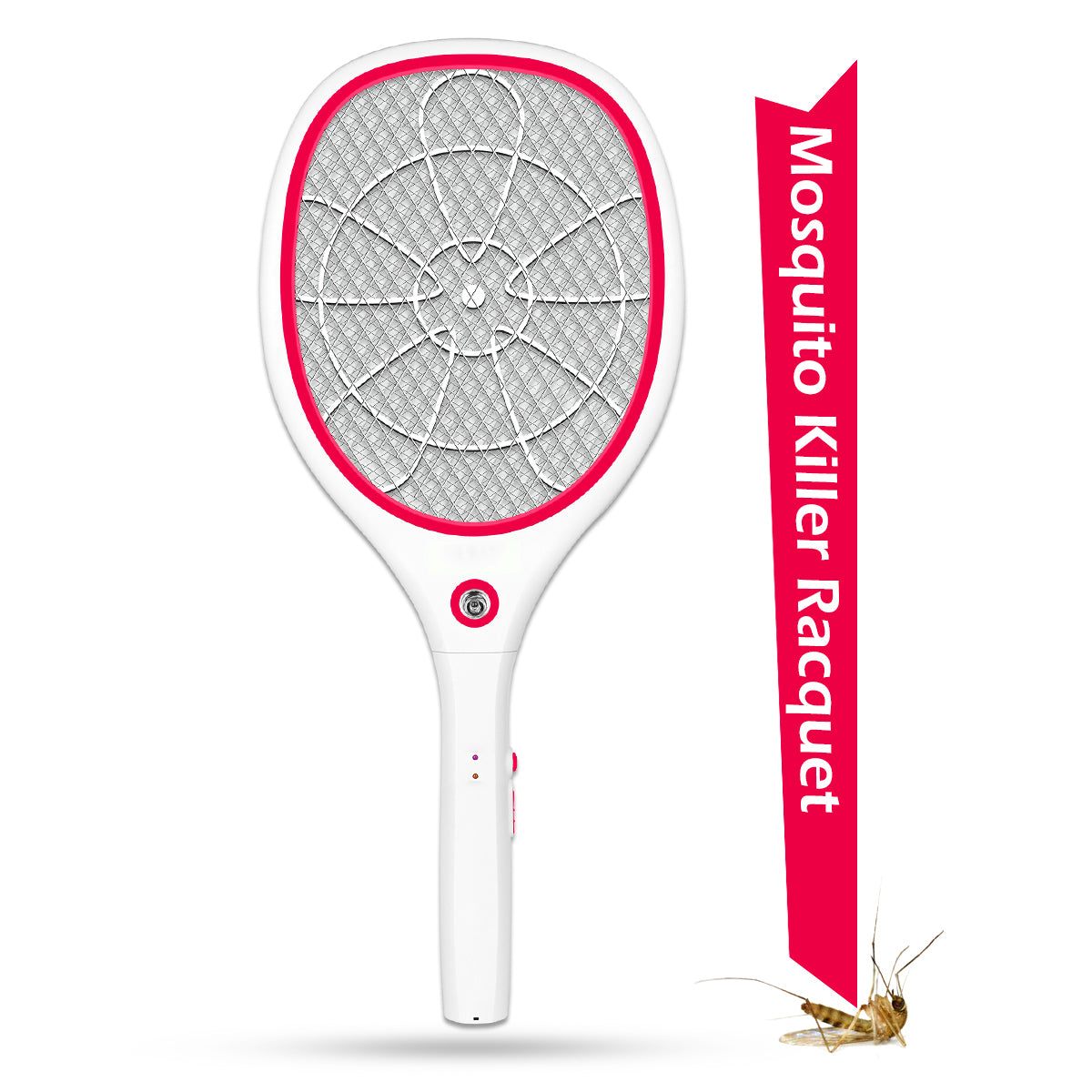 Pick Ur Needs High Quality Mosquito Racket/Bat with Torch with Wire Charging Electric Insect Killer Indoor, Outdoor