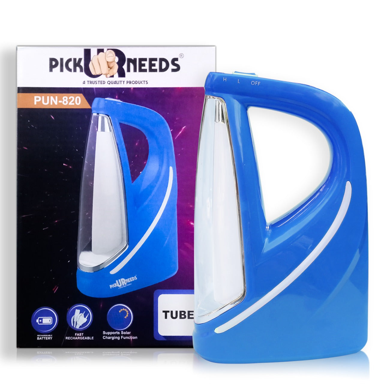 Pick Ur Needs Portable Super Bright Home Emergency Rechargeable LED Tube Light Lantern