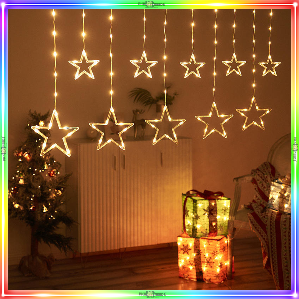 Pick Ur Needs 138 LEDs Multicolor Star Light Flickering Smart Lighting For Home Decor