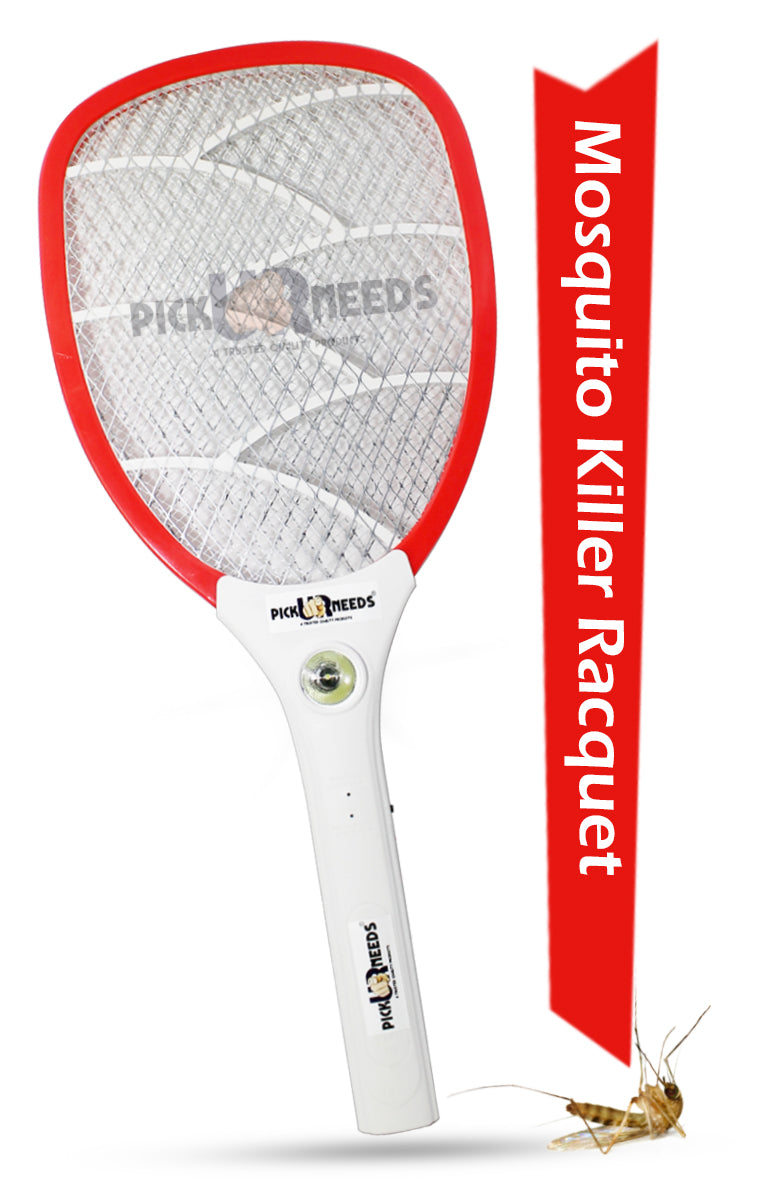 Pick Ur Needs Mosquito Racket Bat Rechargeable Anti Electric Insect Killer Racquet Bat | Fly Swatter with USB Charging