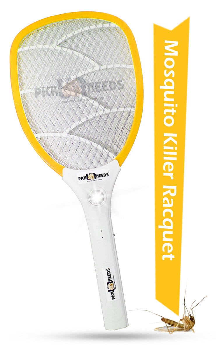 Pick Ur Needs Mosquito Racket Bat Rechargeable Anti Electric Insect Killer Racquet Bat | Fly Swatter with USB Charging