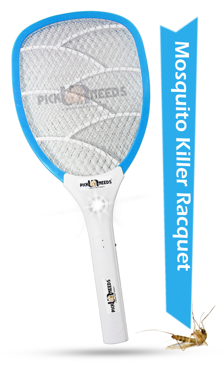 Pick Ur Needs Mosquito Racket Bat Rechargeable Anti Electric Insect Killer Racquet Bat | Fly Swatter with USB Charging