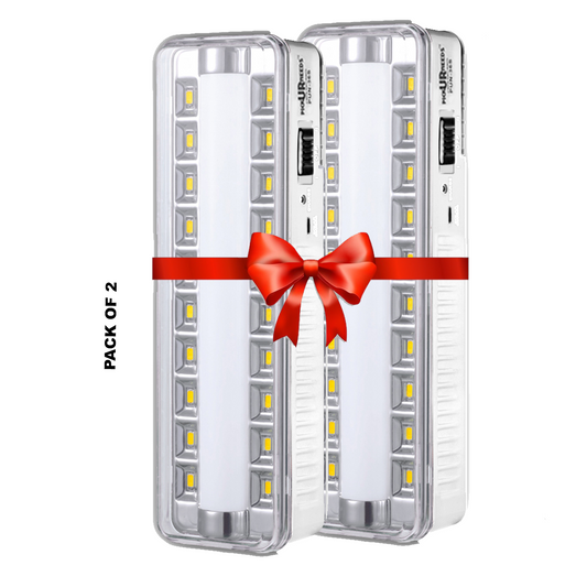 Pick Ur Needs Emergency Rechargeable Dual Mode LED Tube+ 20 SMD Floor Lantern Lamp Light With 7 hrs Flood Lamp Emergency Light