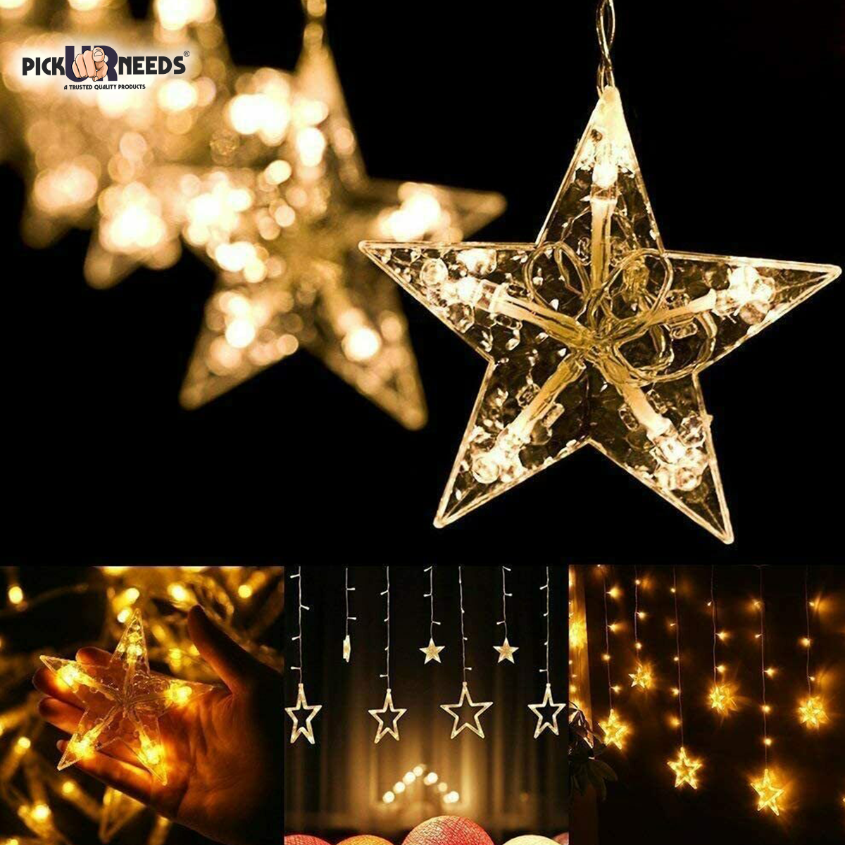 Pick Ur Needs 138 LEDs Multicolor Star Light Flickering Smart Lighting For Home Decor