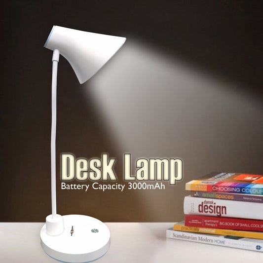 Pick Ur Needs Rechargeable LED Eye-Caring Table Desk Lamp with USB Charging Cable