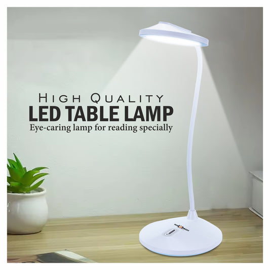 Pick Ur Needs Rechargeable Desk LED Table Lamp With Warm Light Color Touch Dimmable Brightness Table Lamp  (40 cm, Blue)