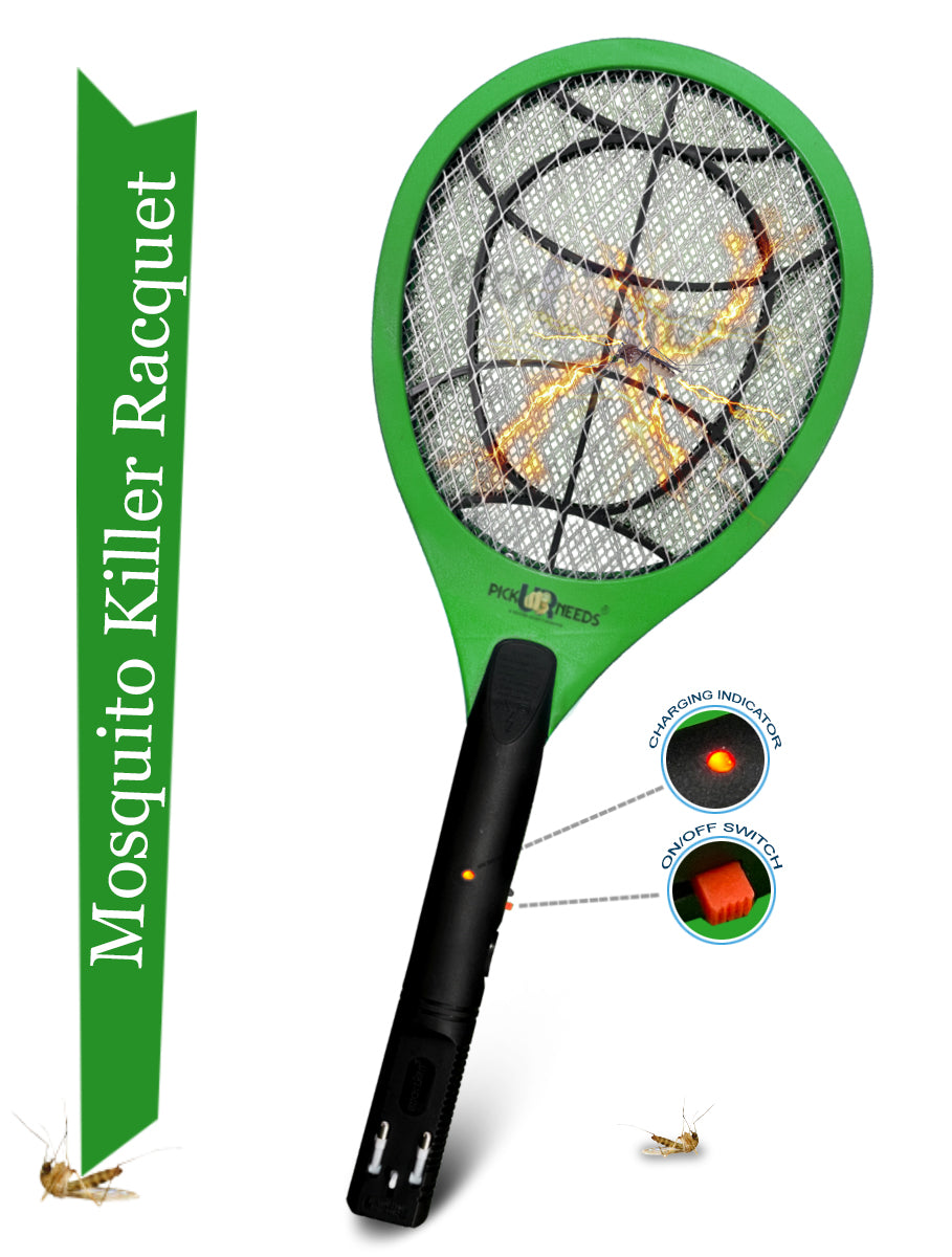 Pick Ur Needs Mosquito Bat/Racket Rechargeable Electric Insect Killer Indoor, Outdoor