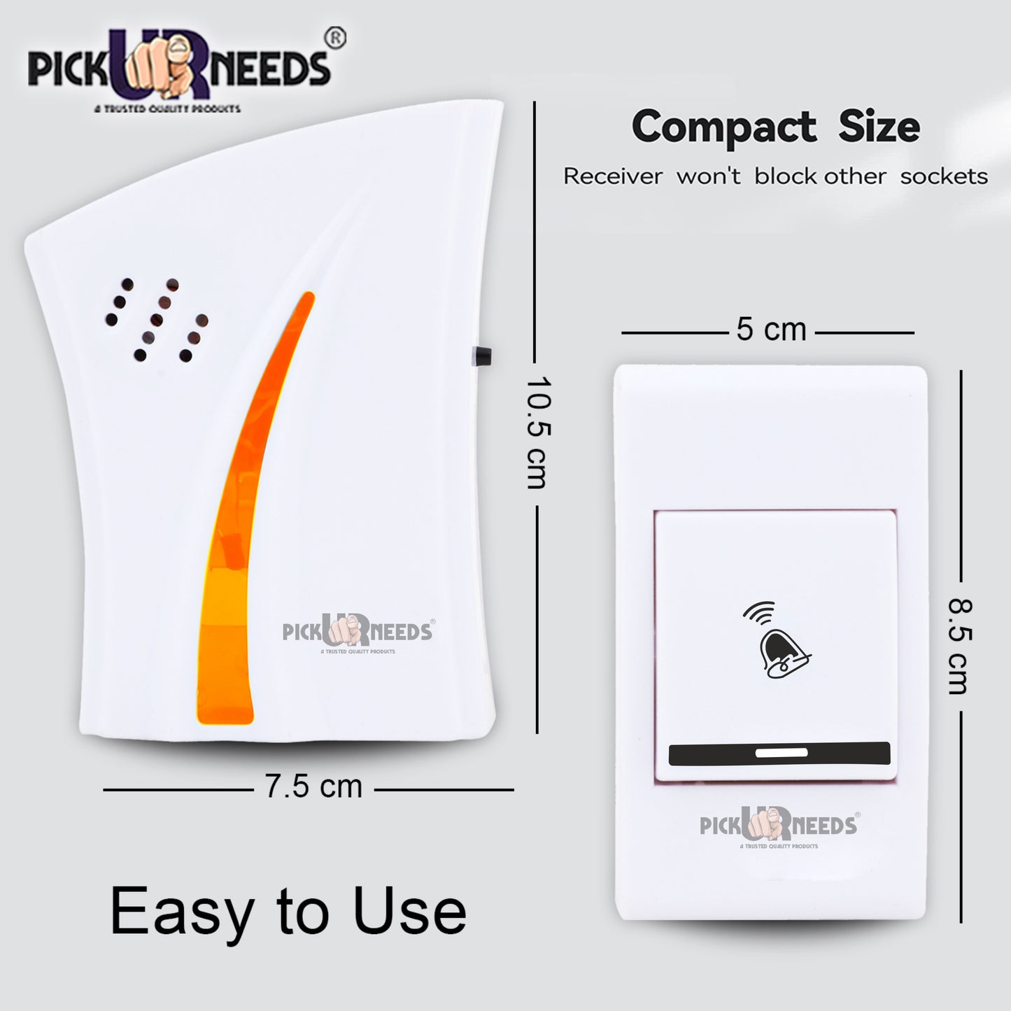 Pick Ur Needs Star Shape Wireless Cordless Door Bell for Home Shop Office Wireless Door Chime