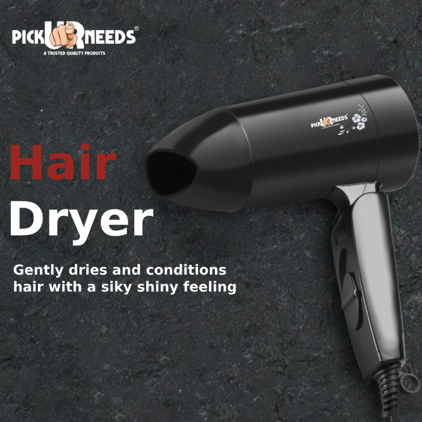 Pick Ur Needs 1800 Watt Professional Lightweight Stylish Salon Hair Dryer For Men & Women