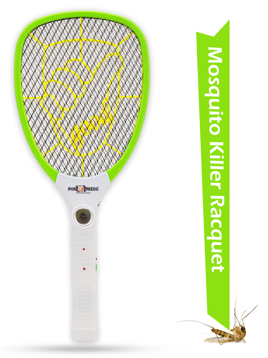 Mosquito Bat by Pick Ur Needs Racquet Rechargeable Electric Insect Killer Indoor, Outdoor