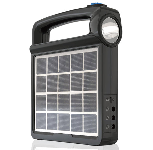 Pick Ur Needs Portable Solar Panel Generator System USB Port with Flashlight Outdoor Emergency Lamp Ligh