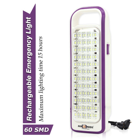 Pick Ur Needs Portable & Rechargeable Lantern Home Emergency Light Built-in 60-LED Bulbs