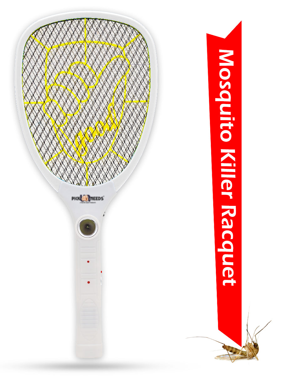 Mosquito Bat by Pick Ur Needs Racquet Rechargeable Electric Insect Killer Indoor, Outdoor