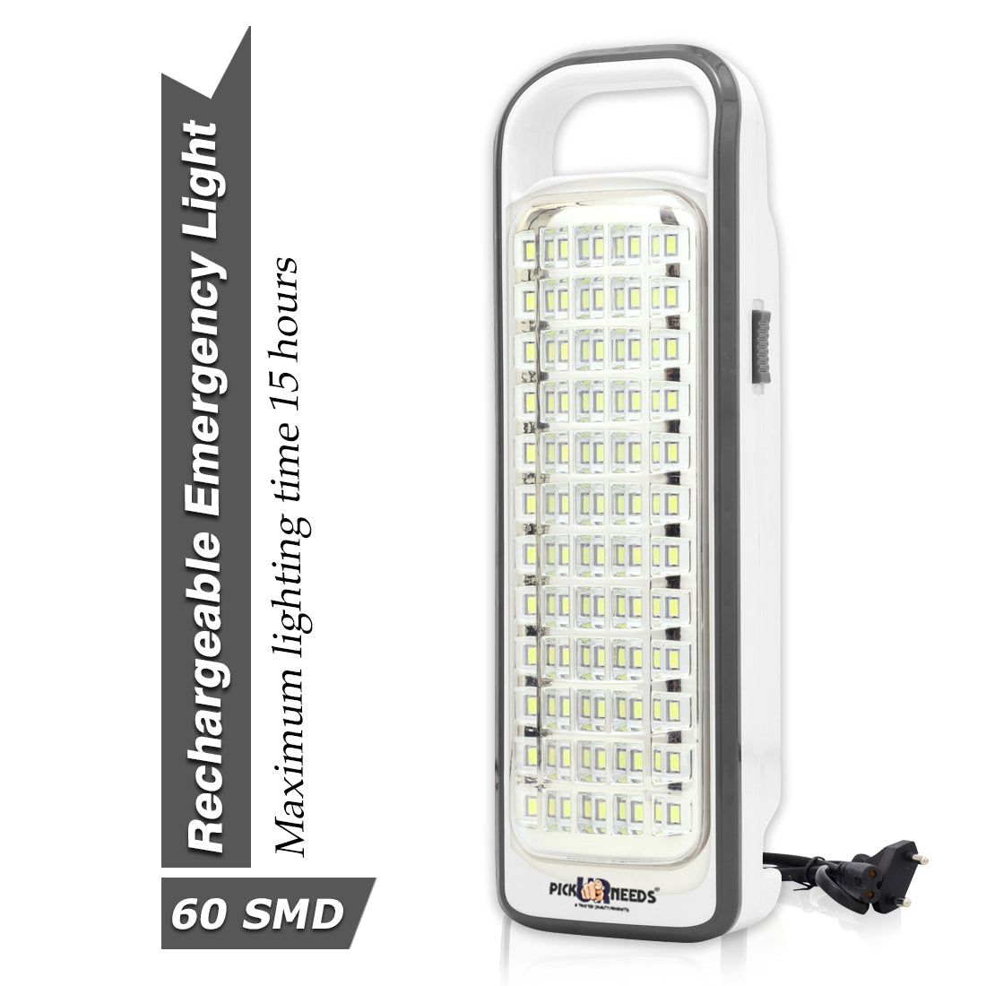 Pick Ur Needs Portable & Rechargeable Lantern Home Emergency Light Built-in 60-LED Bulbs