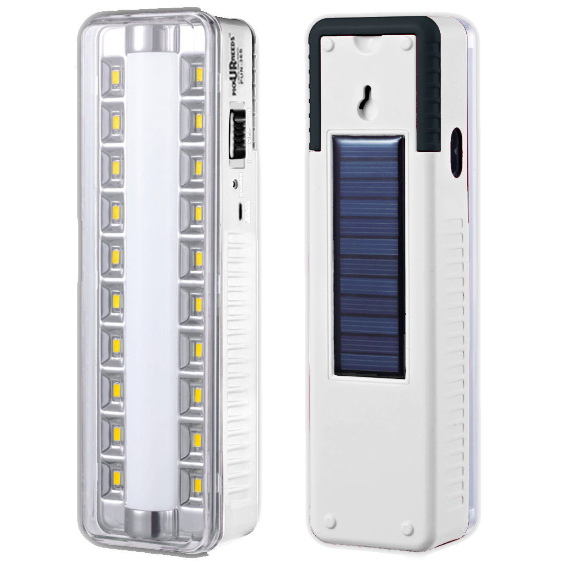 Pick Ur Needs Rechargeable 20 SMD+ Tube with in Built Solar Home Emergency LED Lantern Floor Lamp Light